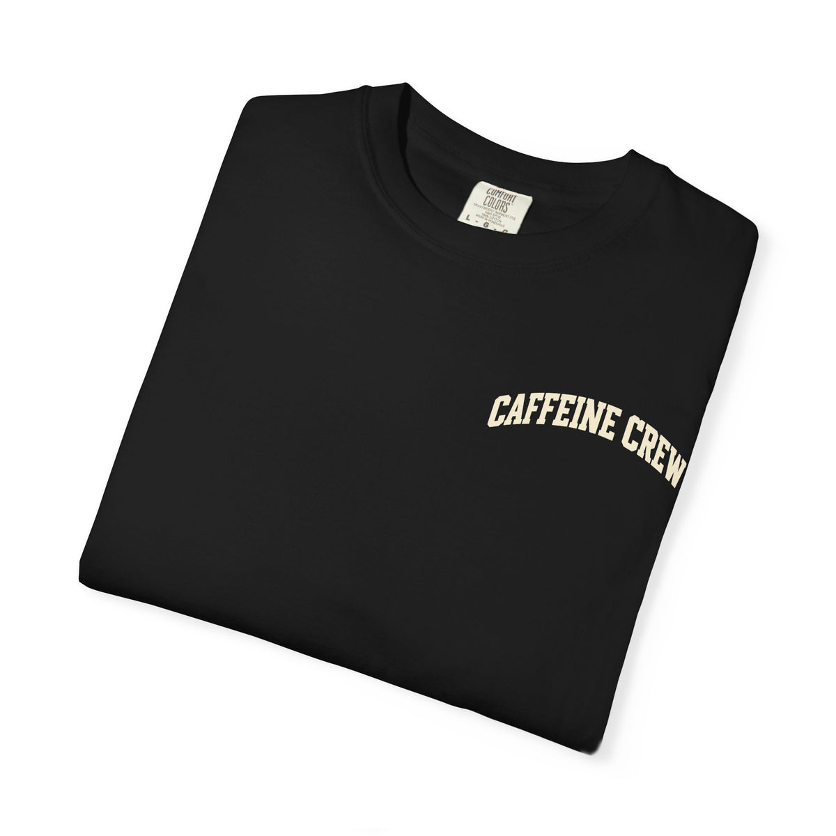 Caffeine Crew T-Shirt — Retro Skeleton Coffee Tee (The Bean Collection)