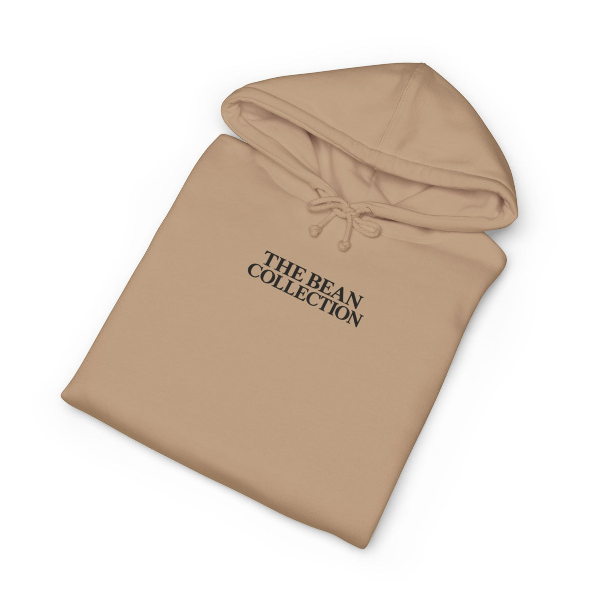 The Bean Collection Hoodie — Minimal Logo Cream Pullover