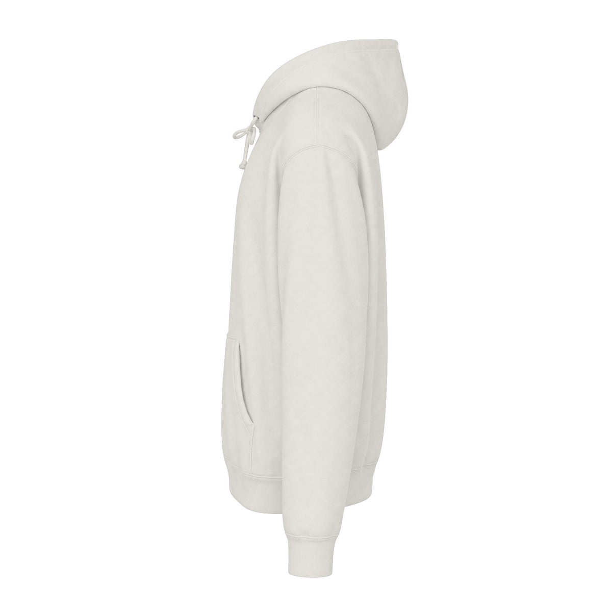 The Bean Collection Hoodie — Minimal Logo Cream Pullover