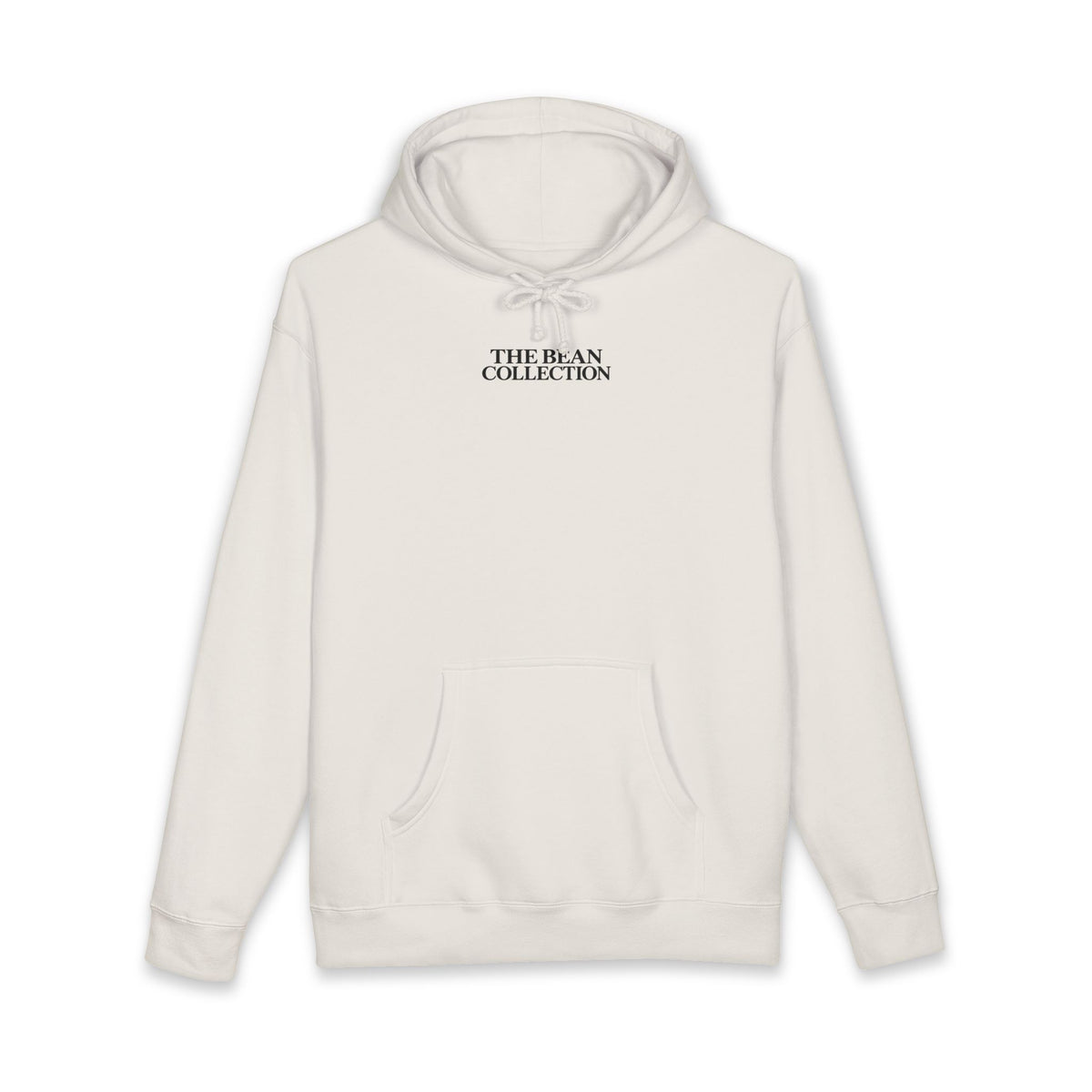 The Bean Collection Hoodie — Minimal Logo Cream Pullover