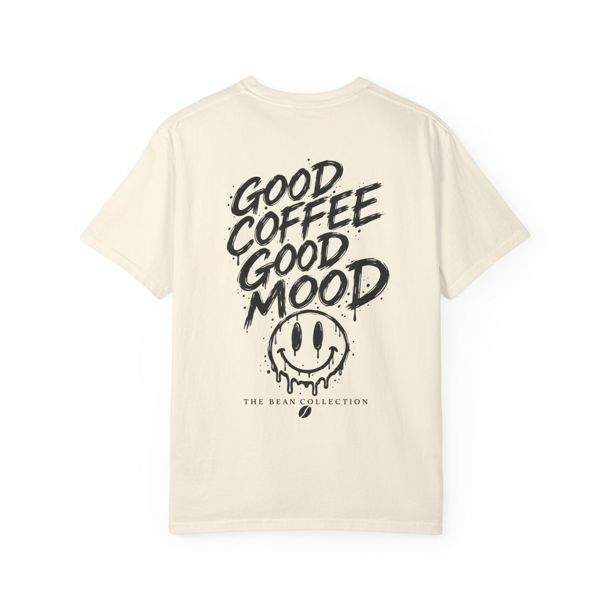 Coffee Mood T-Shirt — "Good Coffee Good Mood" Smiley Tee