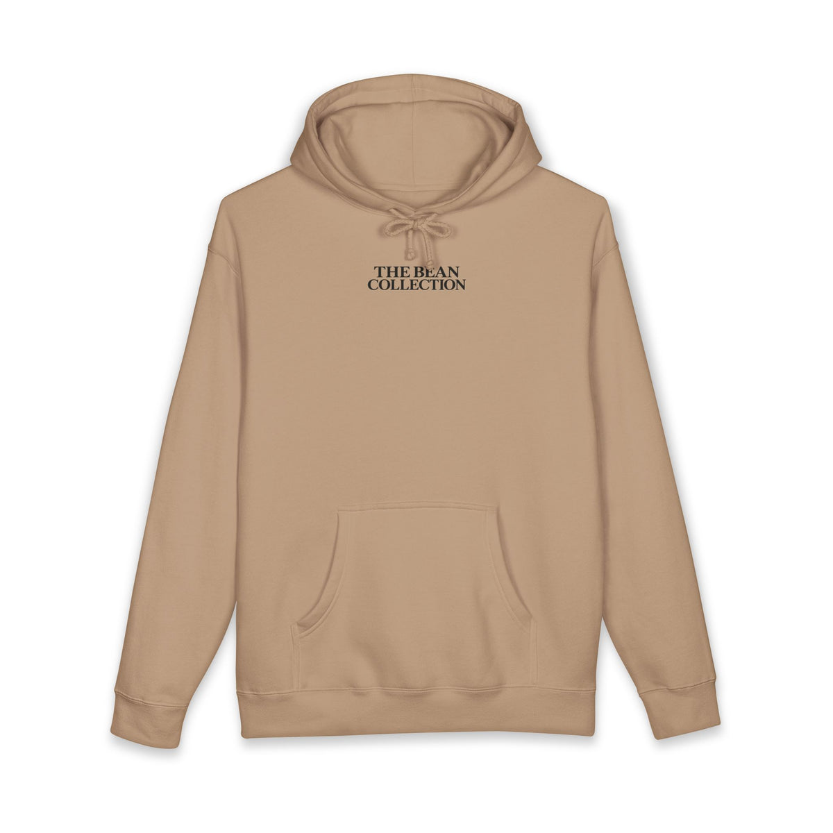 The Bean Collection Hoodie — Minimal Logo Cream Pullover