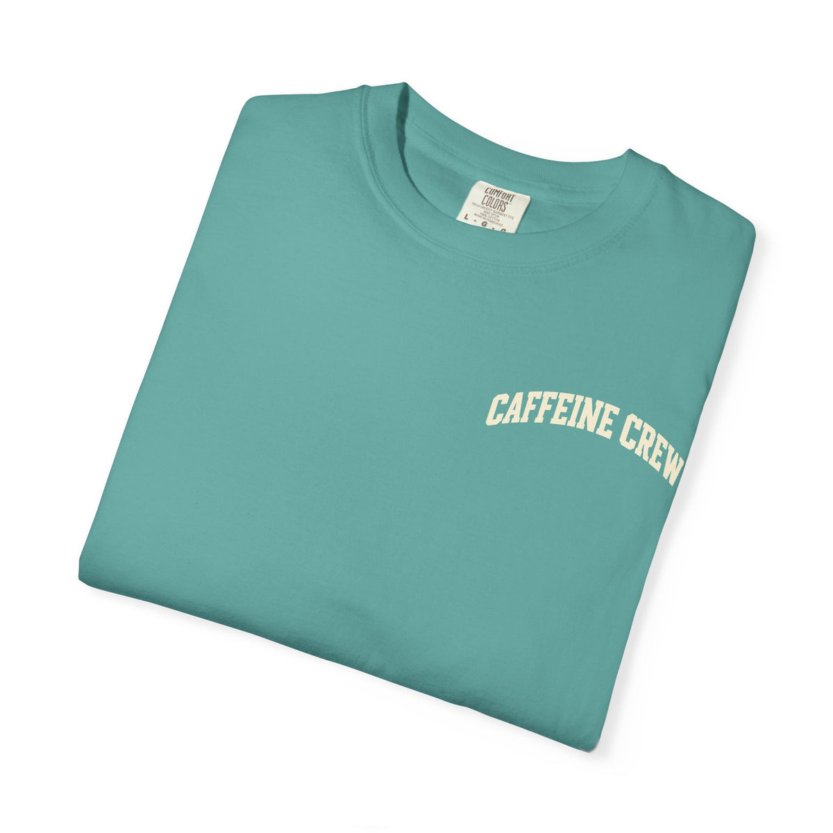 Caffeine Crew T-Shirt — Retro Skeleton Coffee Tee (The Bean Collection)