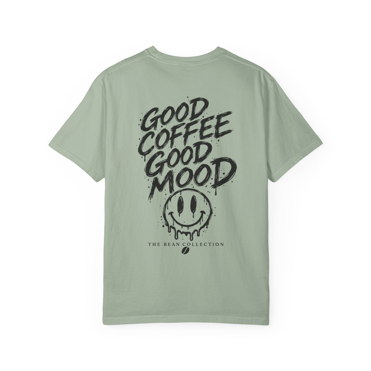 Coffee Mood T-Shirt — "Good Coffee Good Mood" Smiley Tee