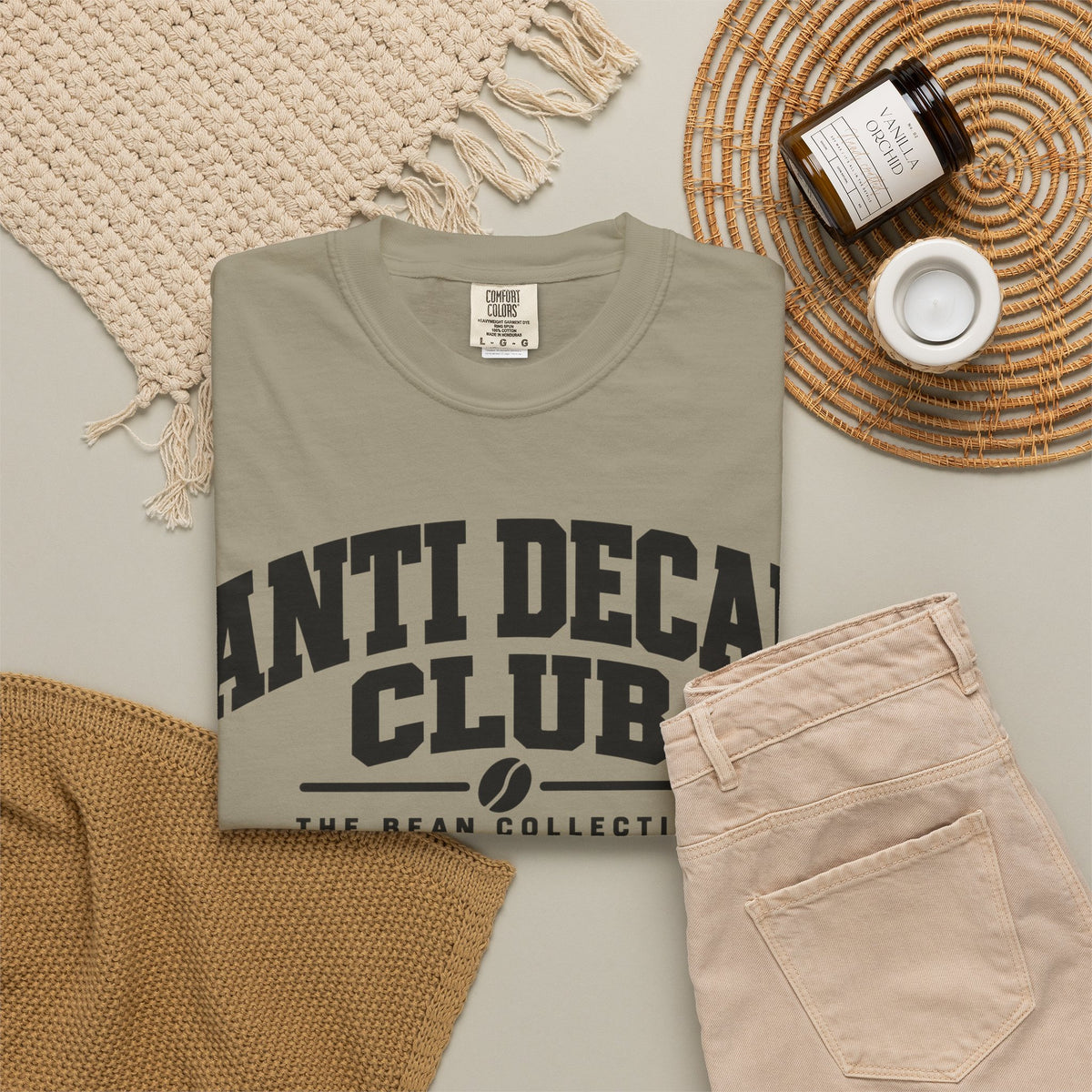 Anti Decaf Club T-Shirt — Retro Coffee Lover Tee